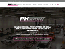 Tablet Screenshot of ph-sport.com